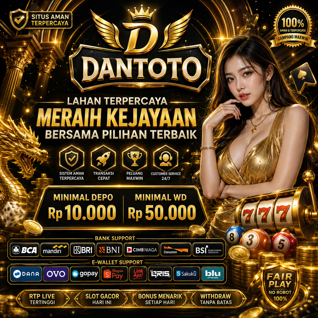 DANTOTO ^ Lahan Terpercaya Meraih Kejayaan Bersama Pilihan Terbaik
